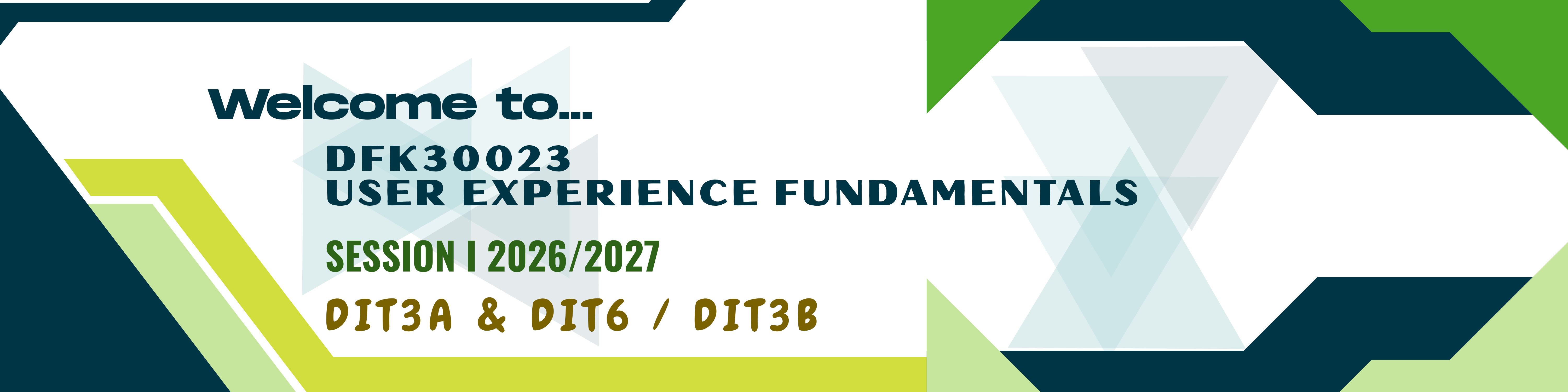 DFK30023	USER EXPERIENCE FUNDAMENTALS